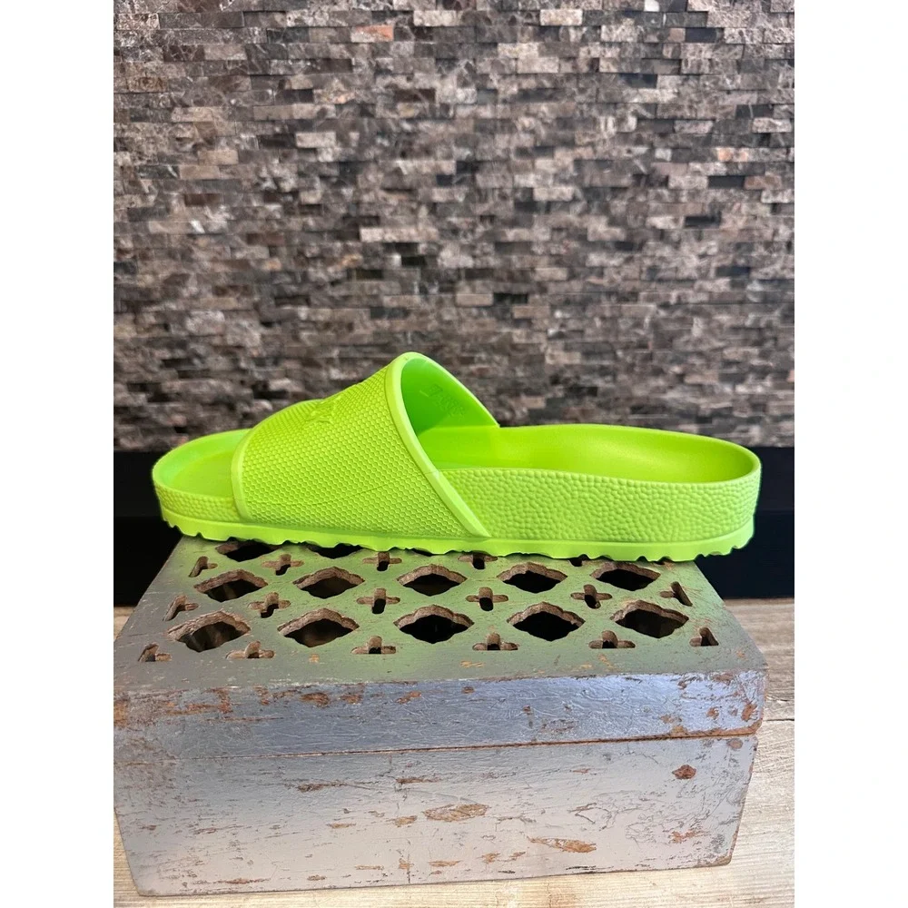 Birkenstock Barbados EVA Slide Sandals Lime Green Neon Mens 9 Womens 11 EU 42